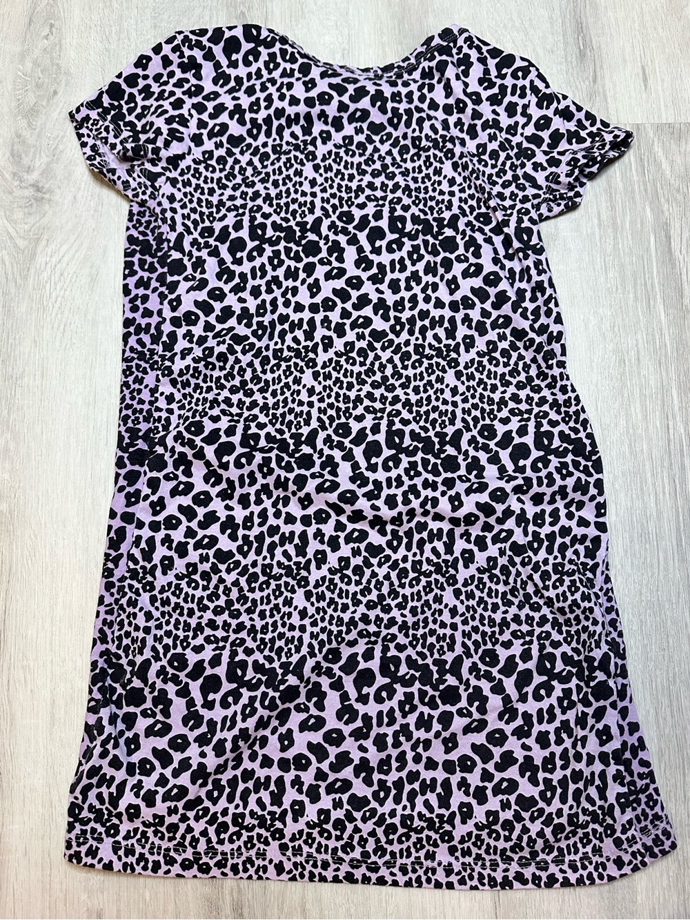 Kids - 3 for $10 - Lavender and Black Leopard Dress